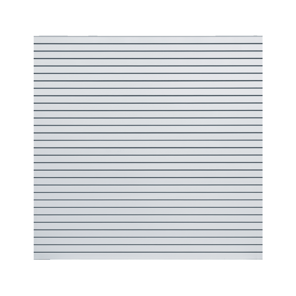ALU-ROM Sichtschutzzaun Stecksystem Silber / Silber Komplettset