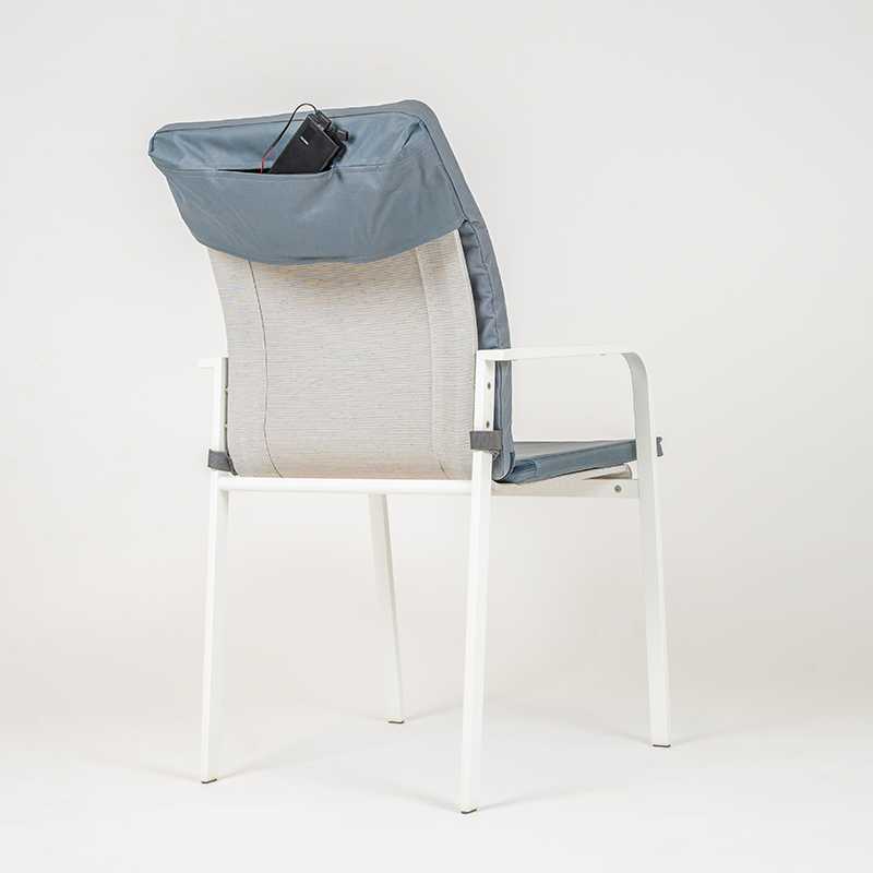 Beheizbare Sitzauflage Comfort BIG Grau