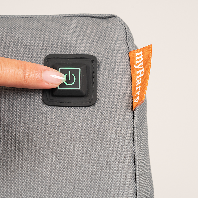 Beheizbare Sitzauflage Comfort Grau