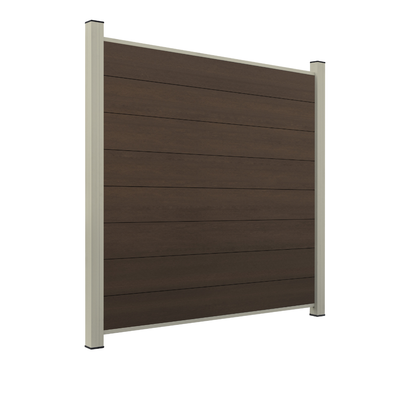 WPC Sichtschutzzaun ENZO Natur
