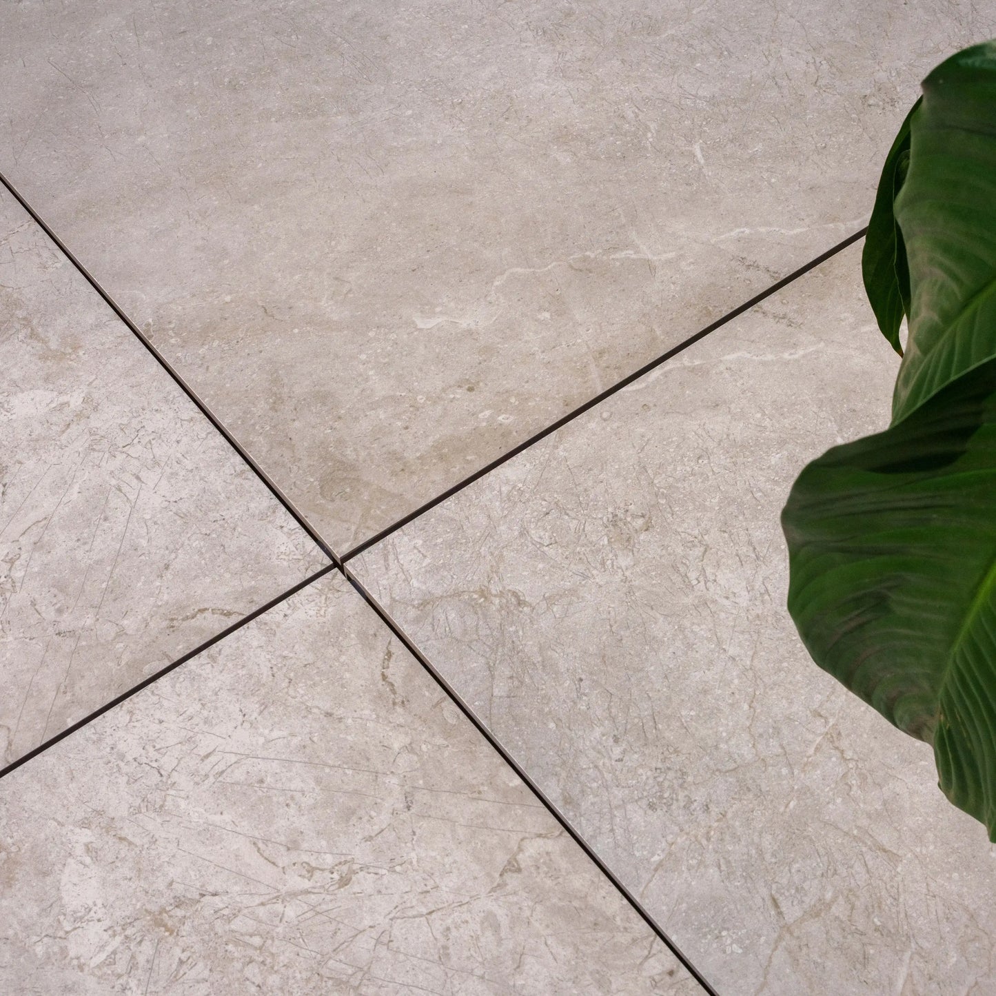 Komplettpaket Terrassenplatte Quarz 60x60x2cm