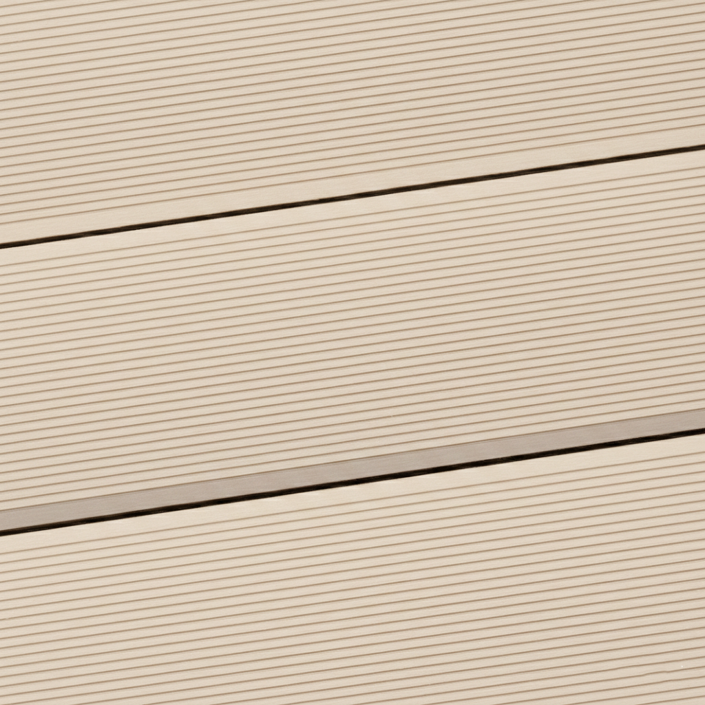 WPC-Komplettset Creme ECO Massivdiele