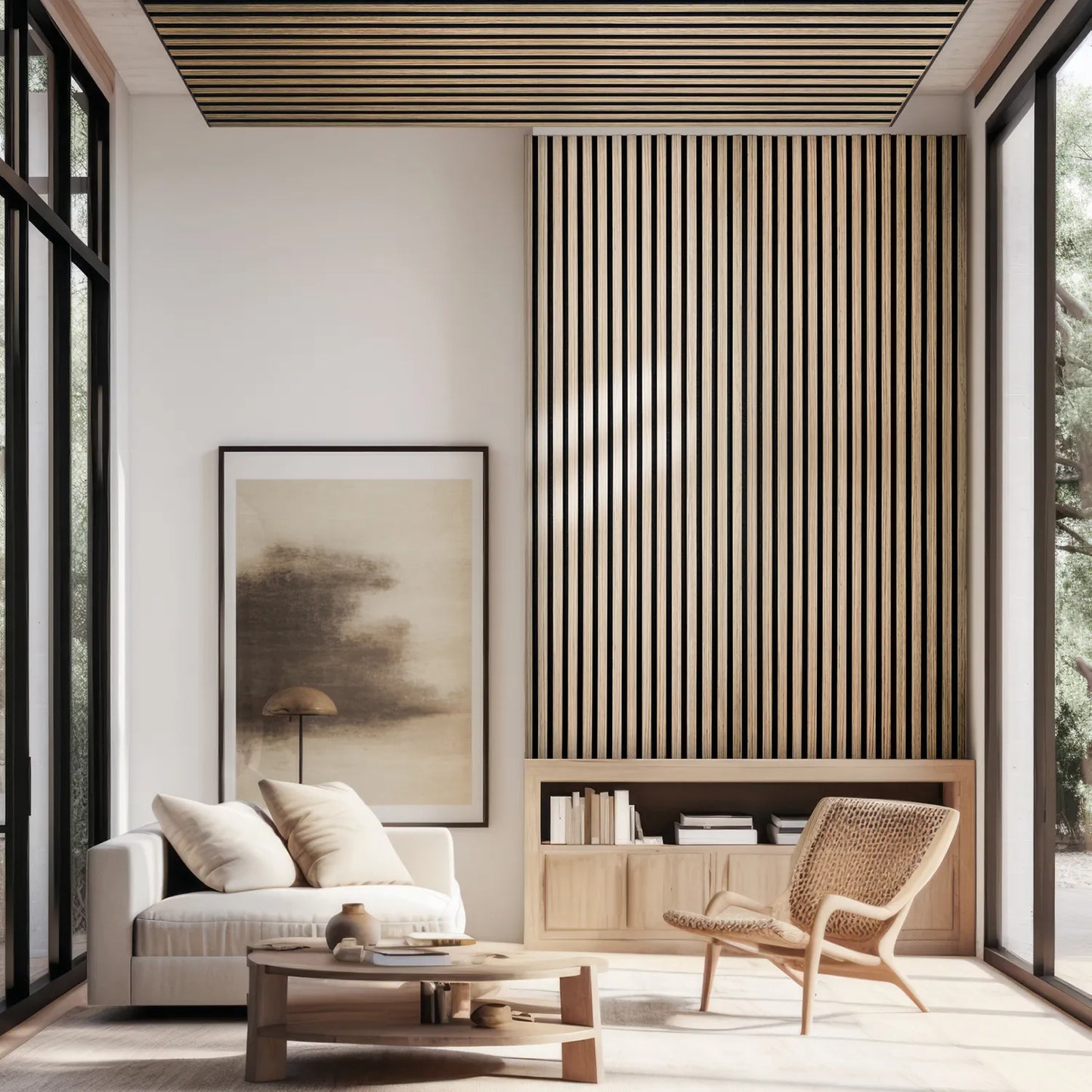 Akustikpaneel Eiche Natur 240 x 60 cm