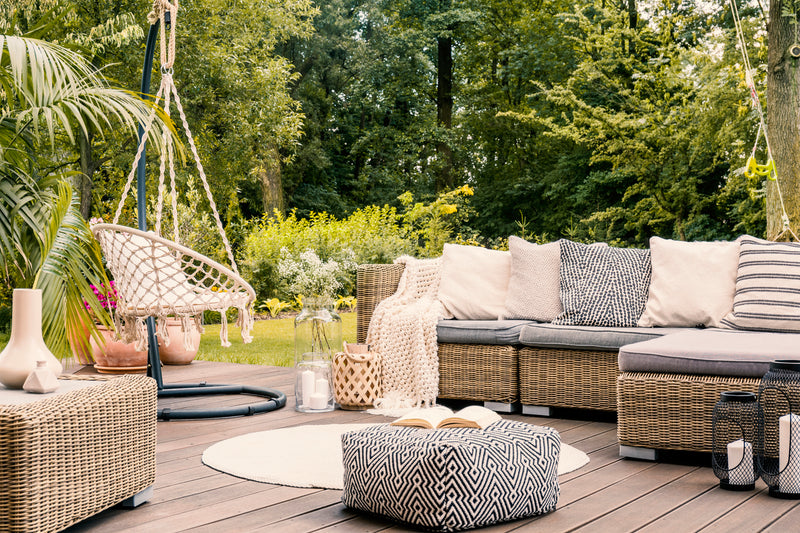 Terrassengestaltung im Sommer