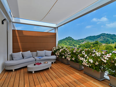 Terrassen Windschutz – So schaffst du einen windgeschützten Außenbereich