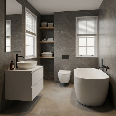 Alternative zu Vinyl, Tapete & Fliesen: Wände renovieren mit SPC