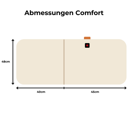 Beheizbares Sitzauflage Comfort Beige