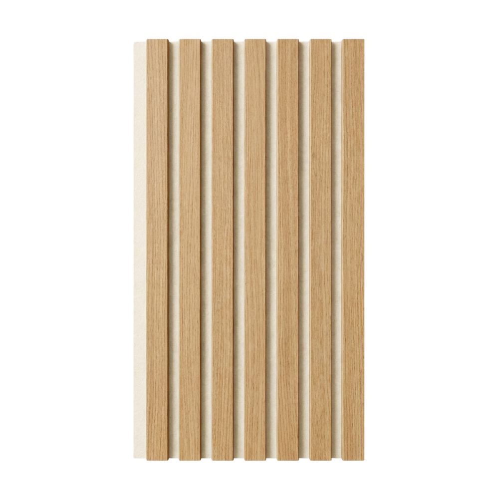 Akustikpaneel Premium Eiche – Filz Beige 244 × 60 cm