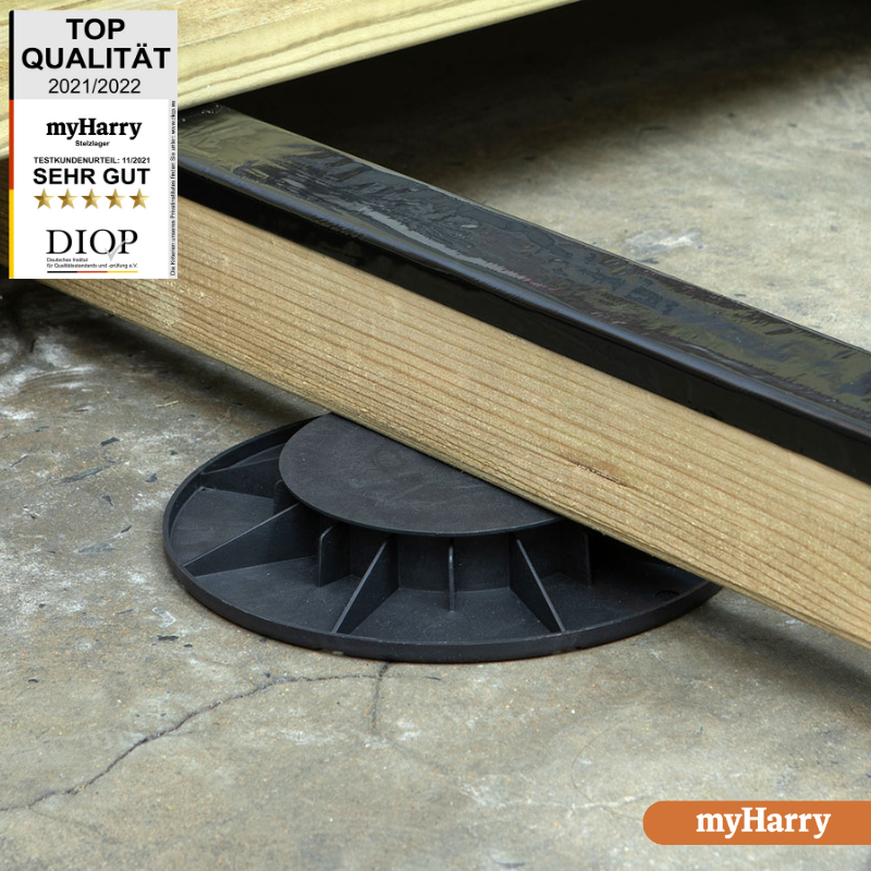 Palettenware Balkenlager 25-40mm für Terrassendielen