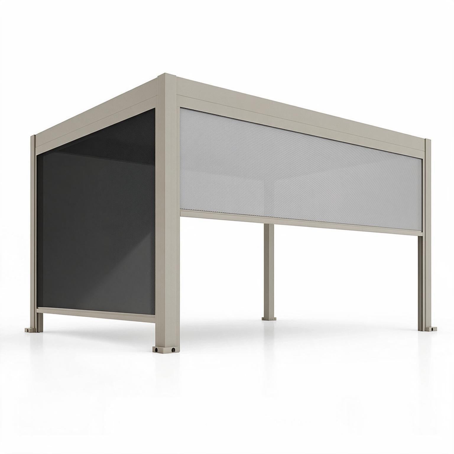 Sichtschutz-Rollo für SkyShade Pro – 3 m Seidengrau