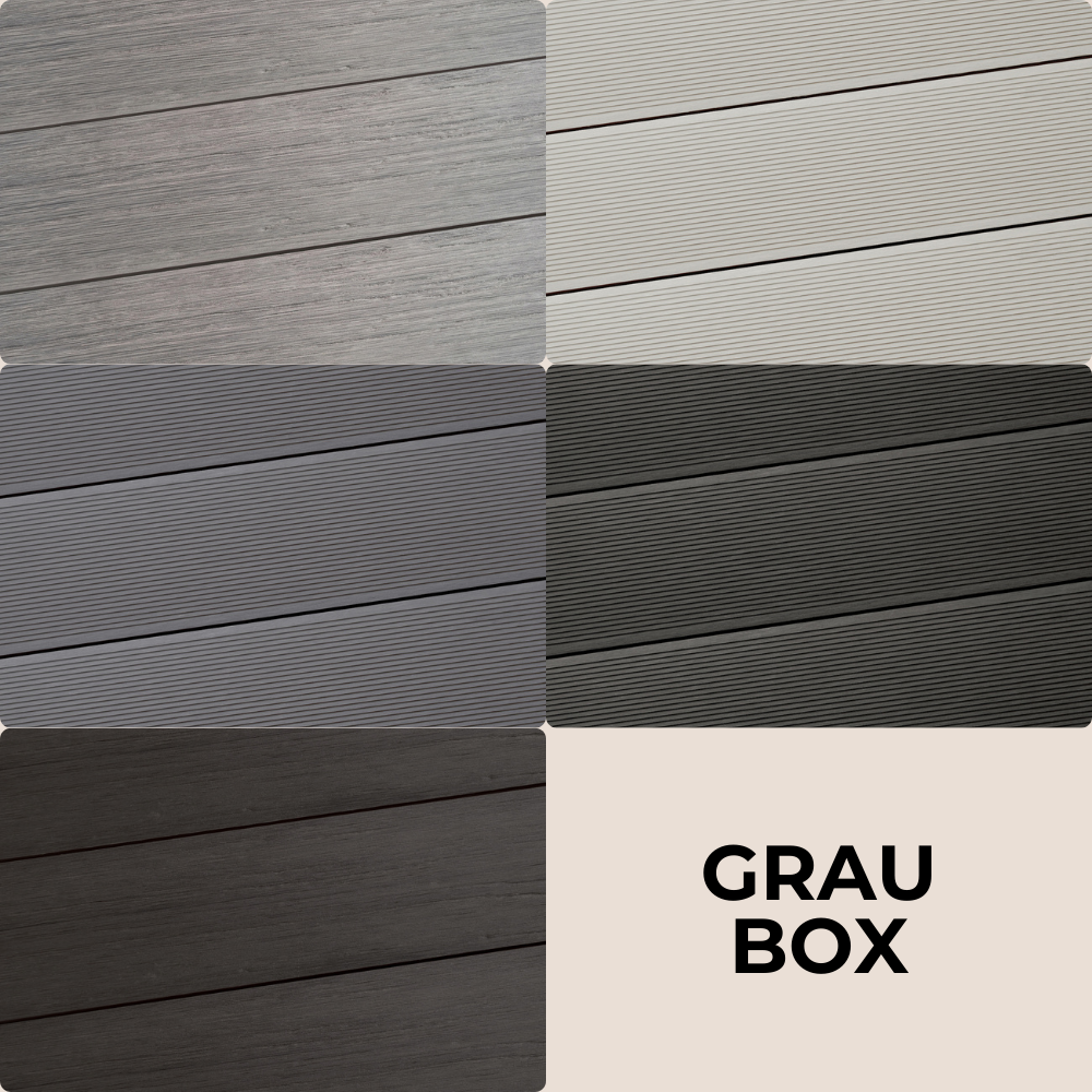 WPC Musterbox Grau