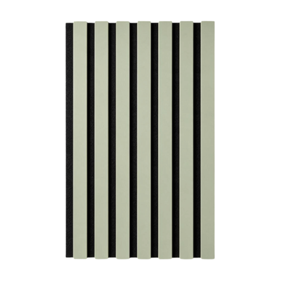 Akustikpaneel Premium Salbei – Filz Schwarz 244 × 60 cm