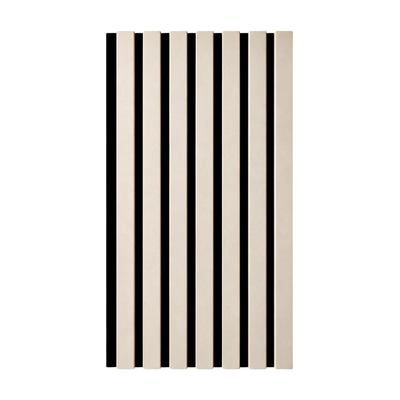 Akustikpaneel Premium Kiesel – Filz Schwarz 244 × 60 cm