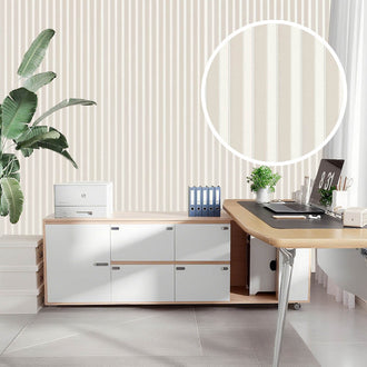 Akustikpaneel Premium Kiesel – Filz Beige 244 × 60 cm