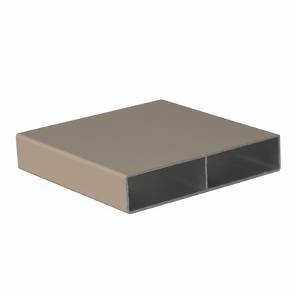 Muster Aluminium Sichtschutzzaun MARIO Breit Seidengrau