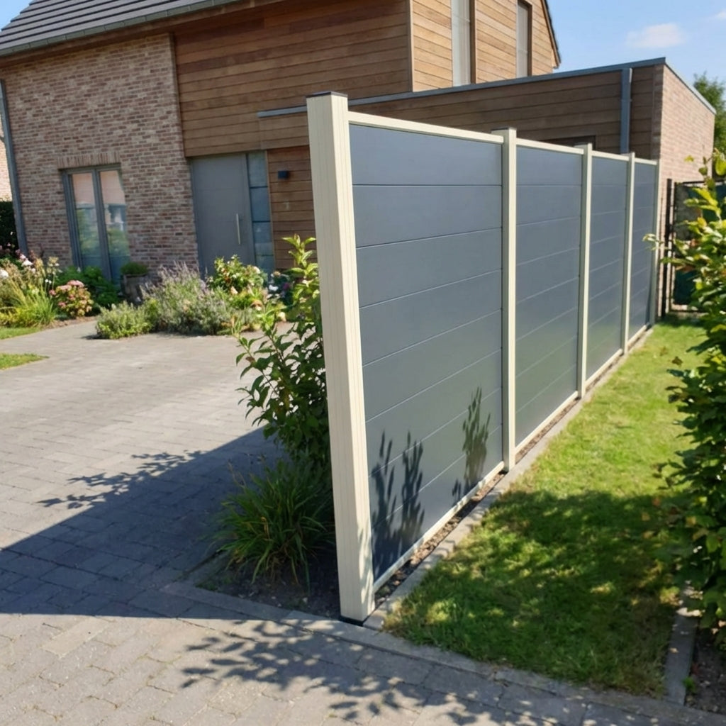 Aluminium Sichtschutzzaun MARIO Anthrazit