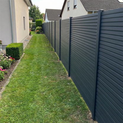 Aluminium Sichtschutzzaun Rhombus MARIO Anthrazit