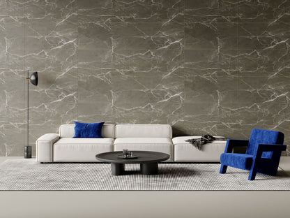 SPC-Wandverkleidung Marmor Anthrazit 800x400mm