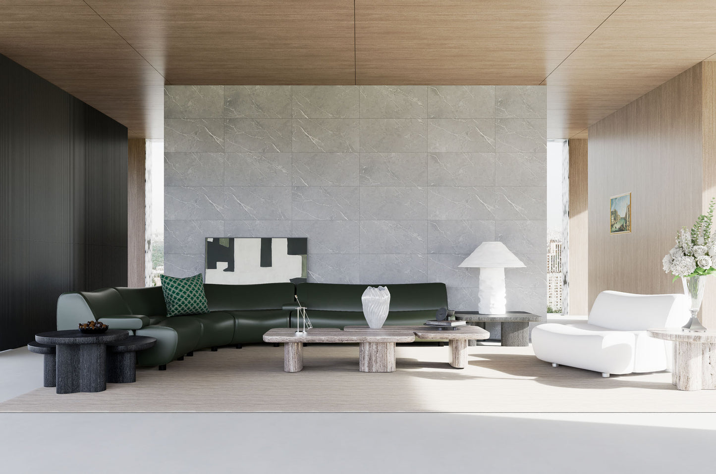 SPC-Wandverkleidung Schiefergrau 800x400mm