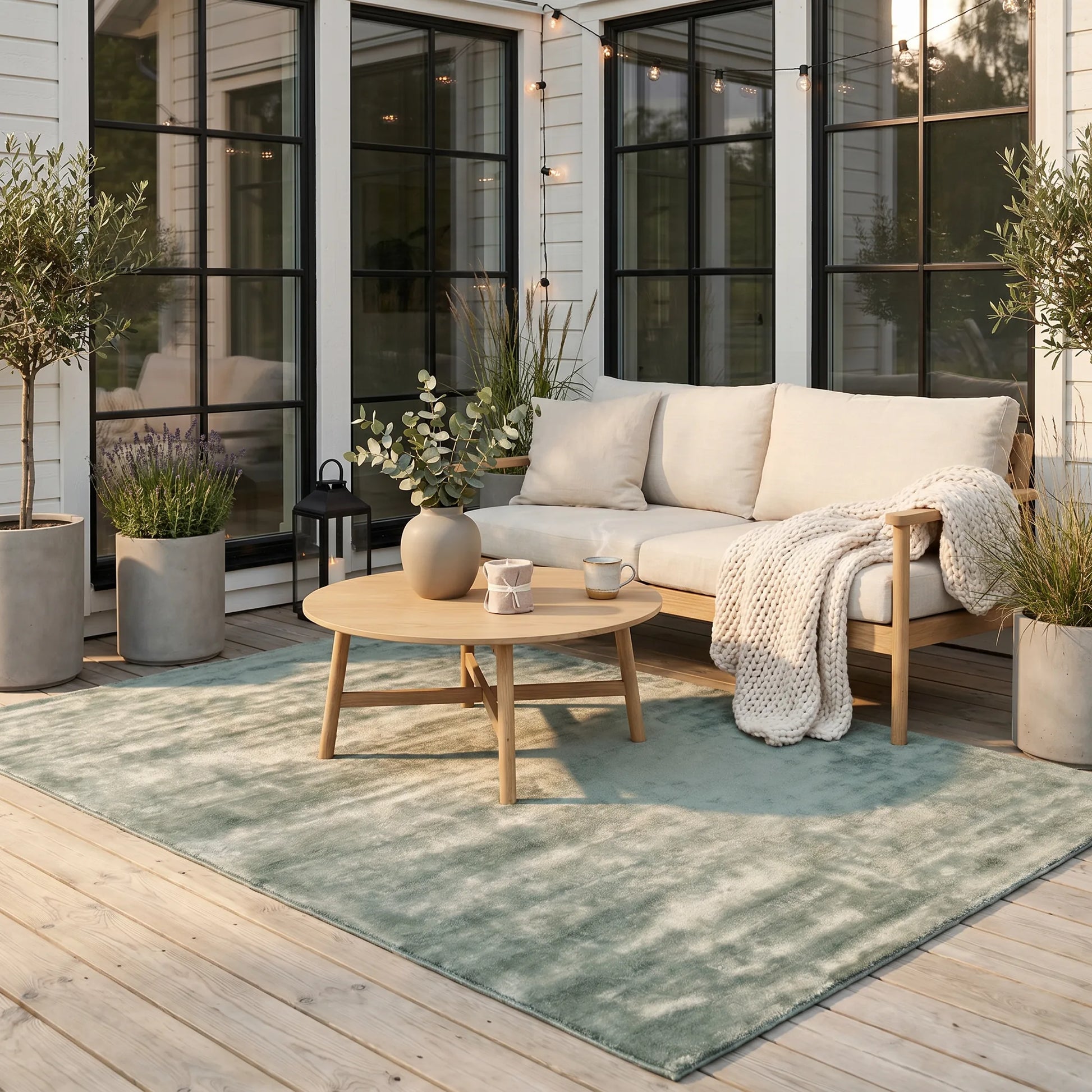 In- & Outdoor-Teppich Forest Green waschbar