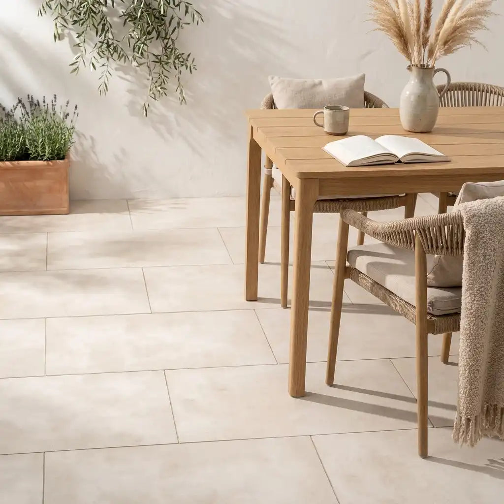 Komplettpaket Terrassenplatte Grande Light 120x60x2cm