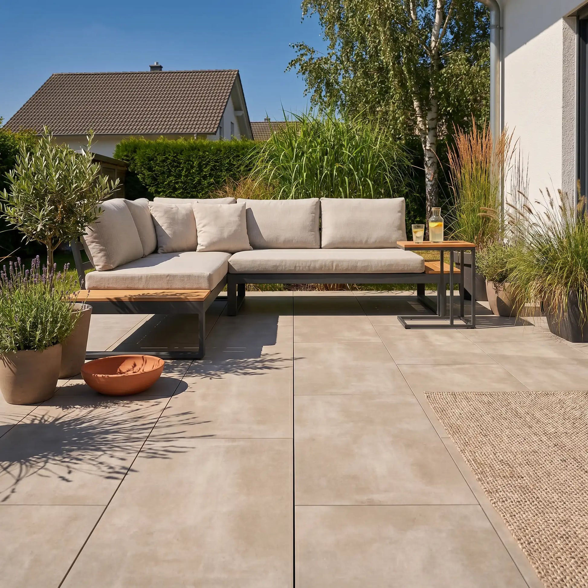 Komplettpaket Terrassenplatte Grande Stone 120x60x2cm