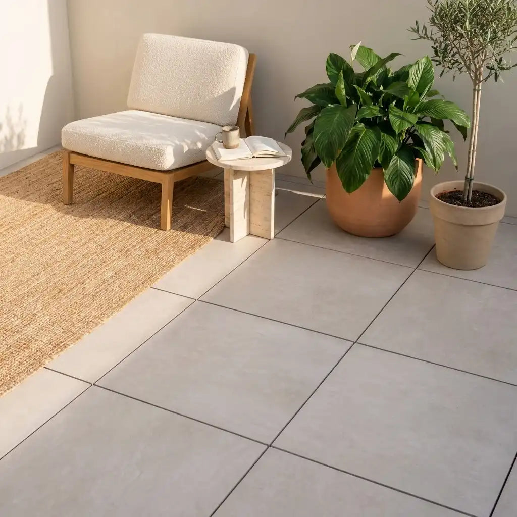 Extra Starke Terrassenplatte Light – 60×60×3 cm | Befahrbar & Hochbelastbar