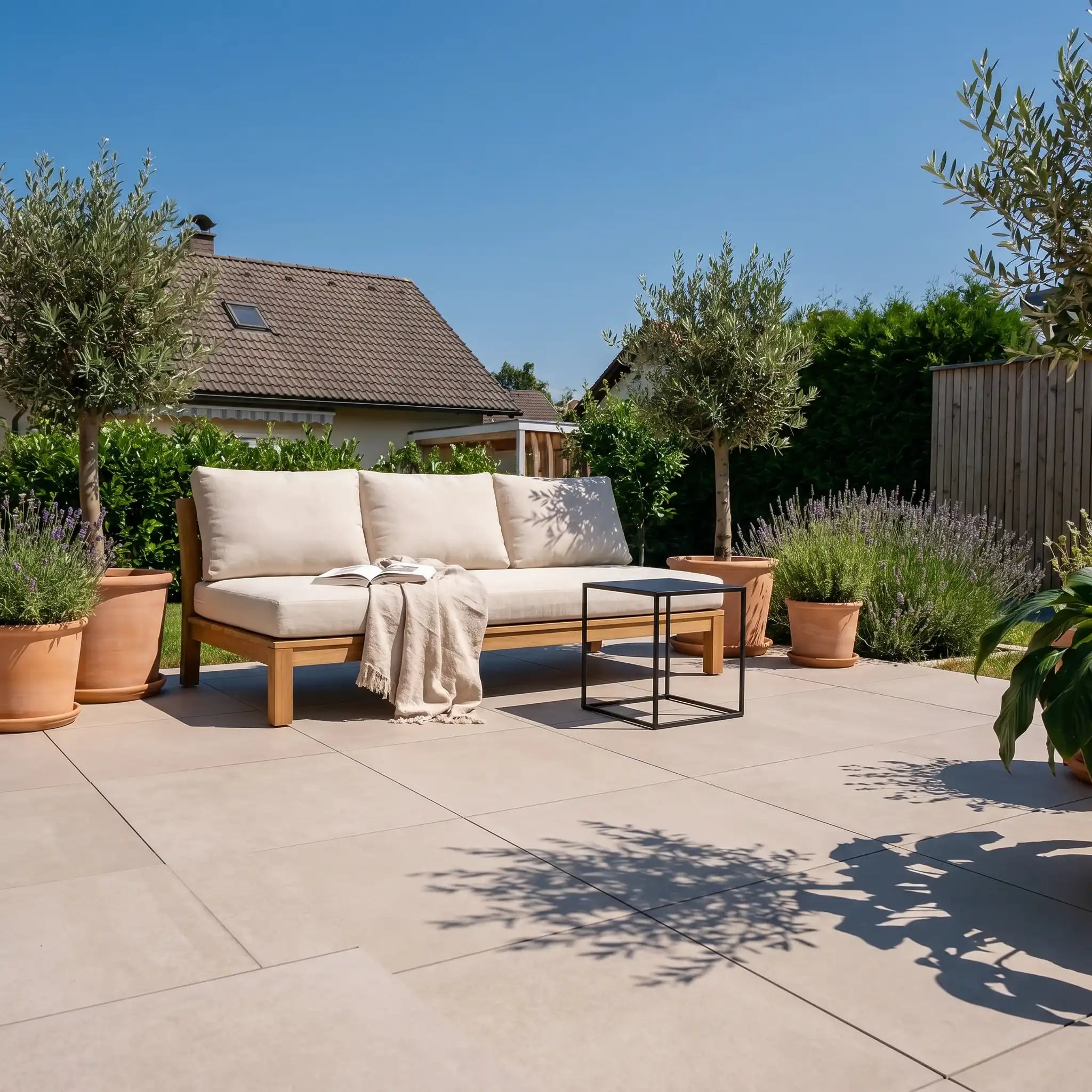 Terrassenplatte Natural 60x60x2cm