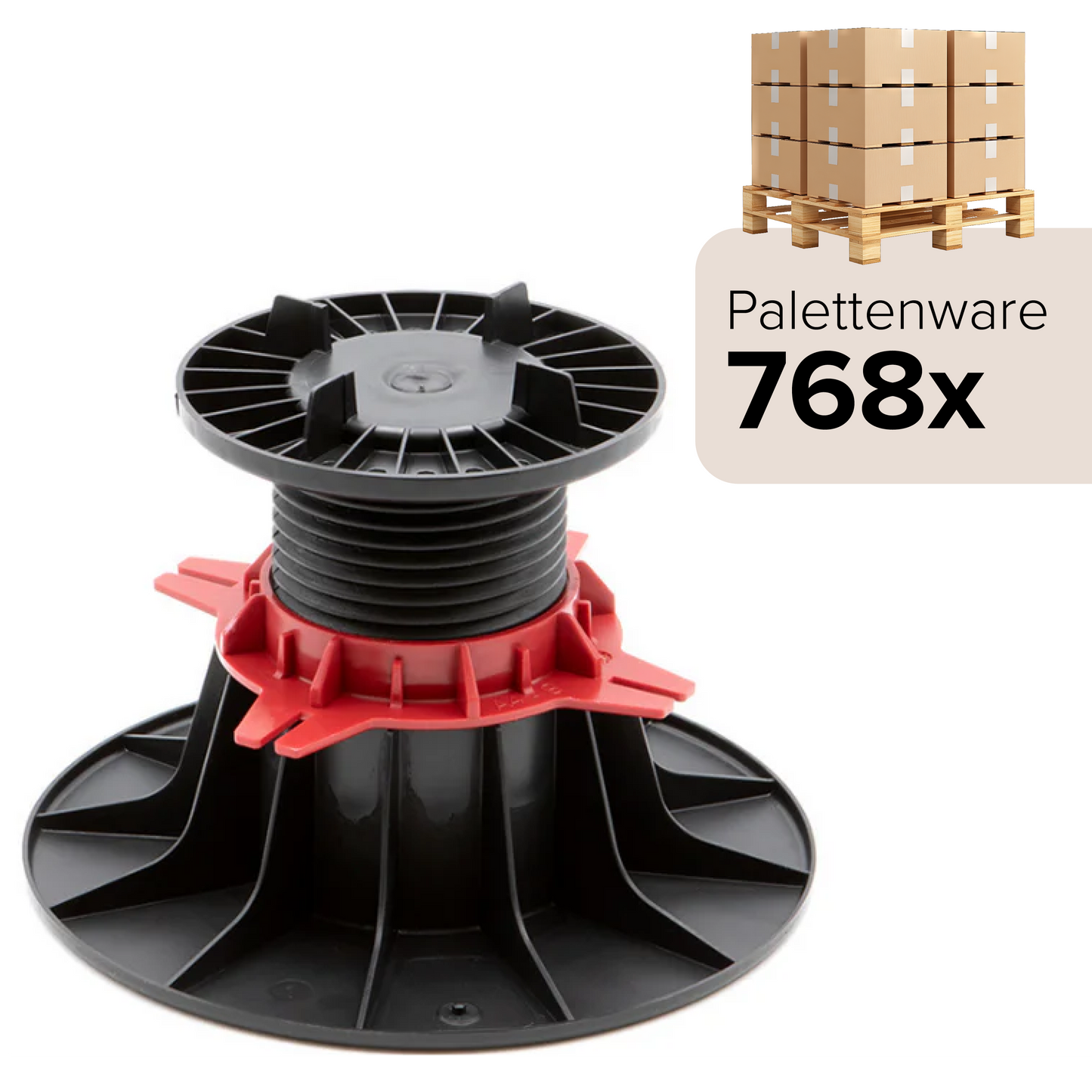 Palettenware Stelzlager 90-150mm für Terrassenplatten
