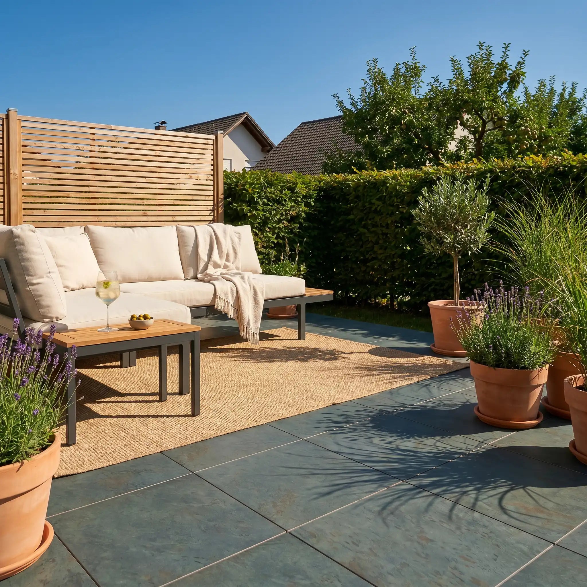 Terrassenplatte Rustikal 60x60x2cm