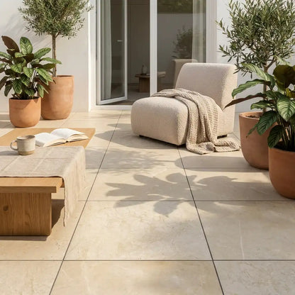 Terrassenplatte Sand 60x60x2cm