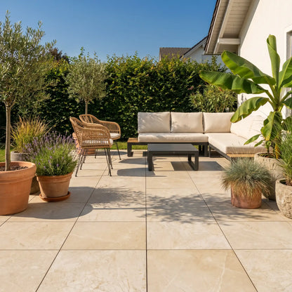 Terrassenplatte Sand 60x60x2cm