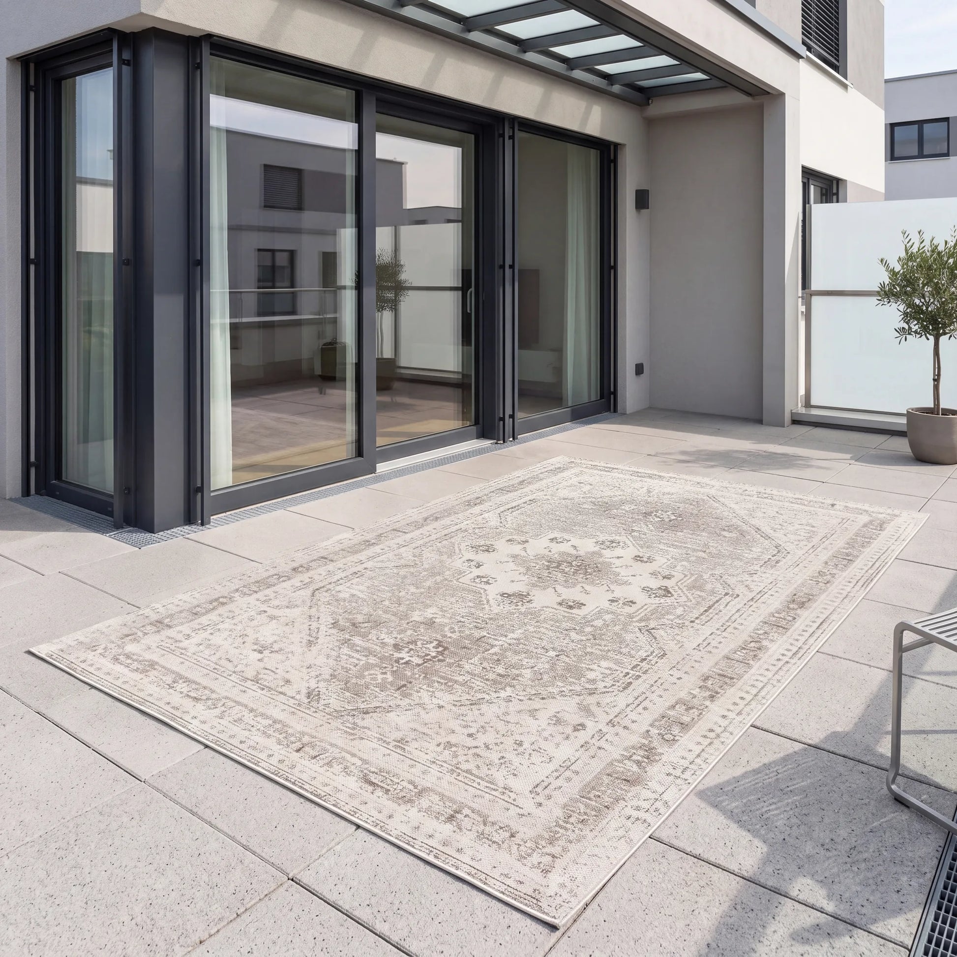 In- & Outdoor-Teppich Vintage Sandstone waschbar