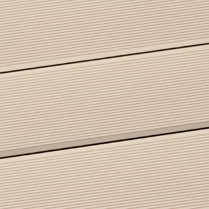 WPC Terrassendiele Massiv ECO Creme