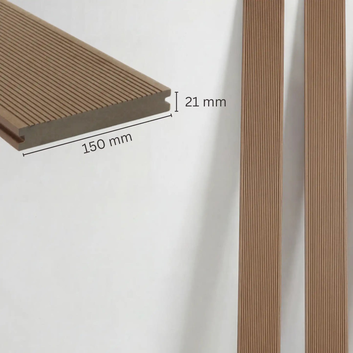WPC-Komplettset Bangkirai ECO Massivdiele