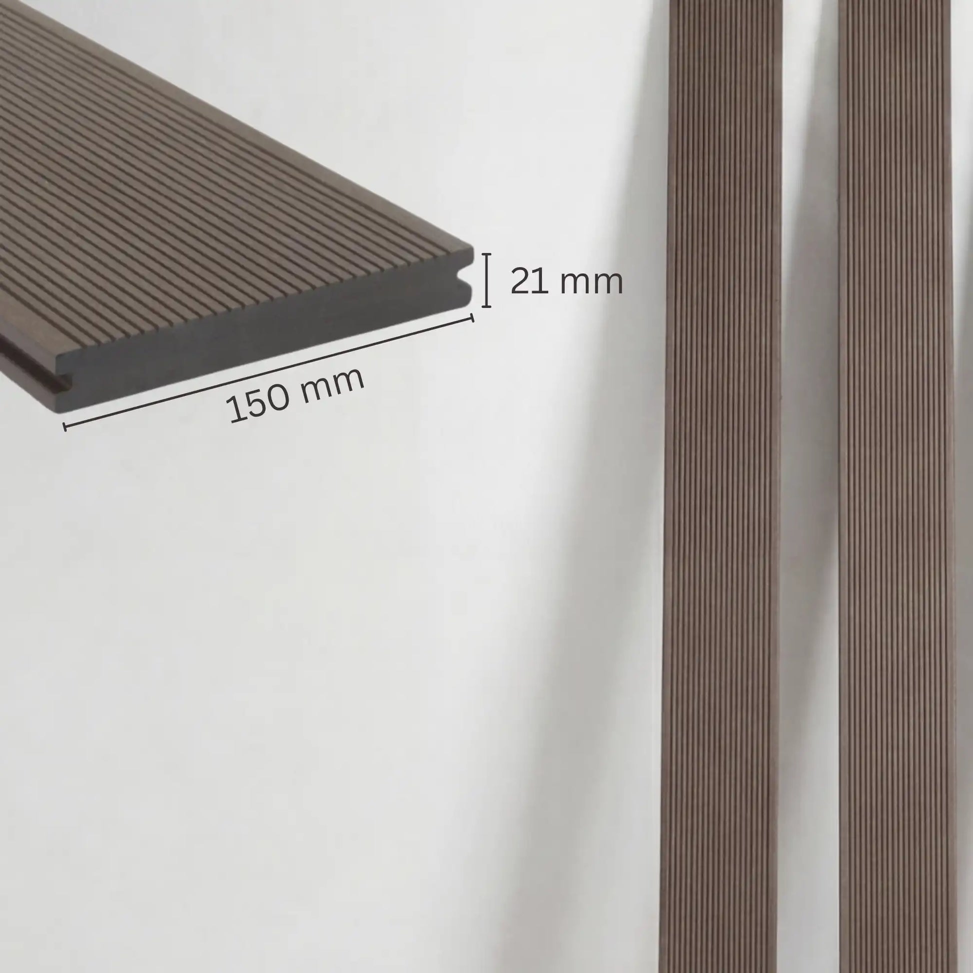 WPC-Komplettset Diamantnuss ECO Massivdiele
