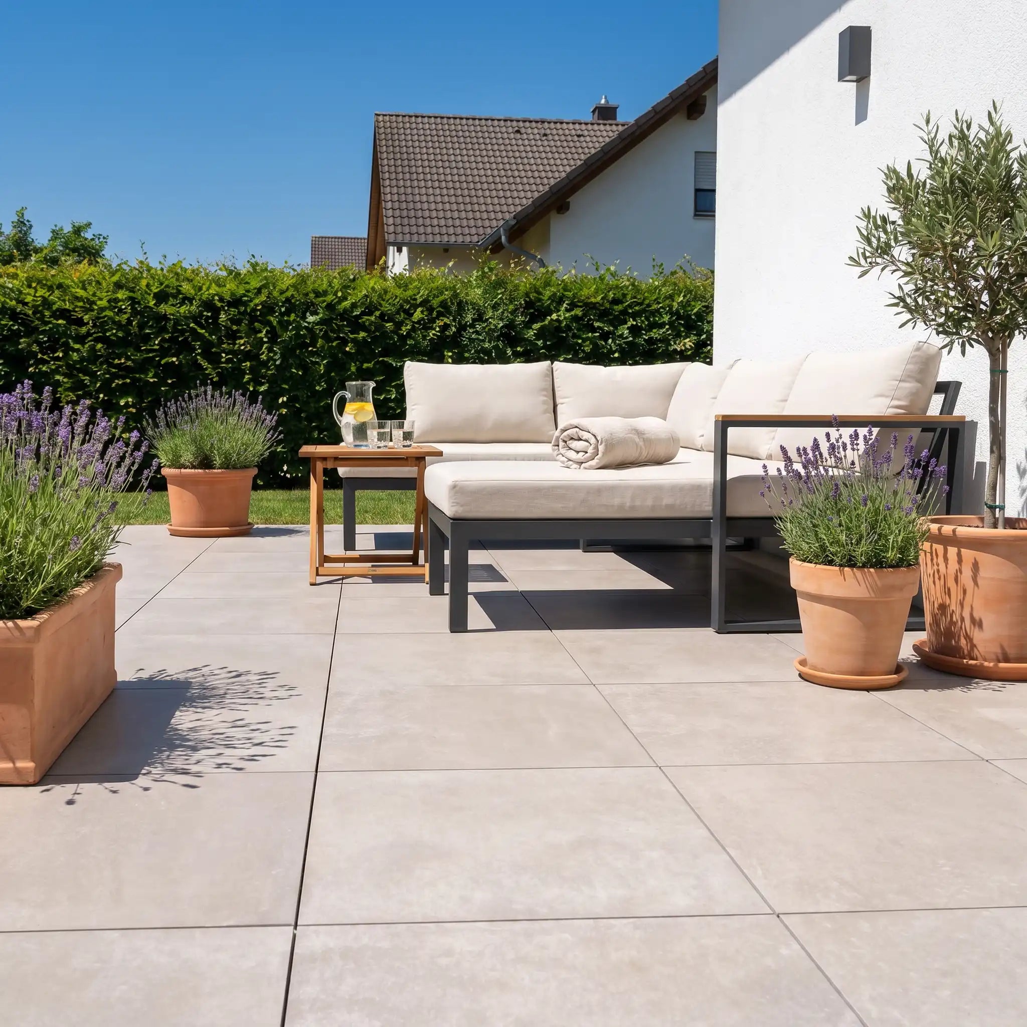 Terrassenplatte White 60x60x2cm