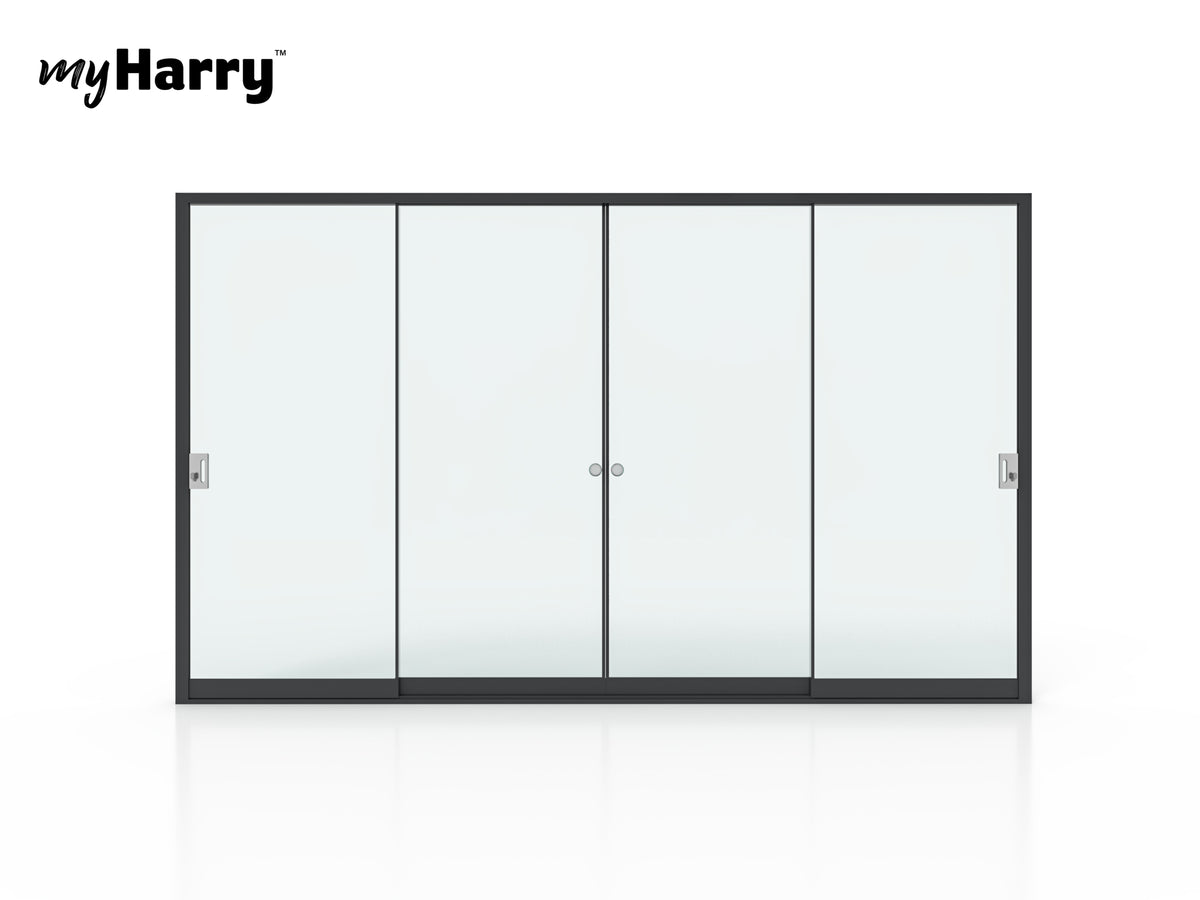 Glaswand-Element für SkyShade Pro – 4 m