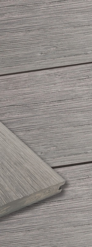 WPC Terrassendiele Massiv Antik Basalt