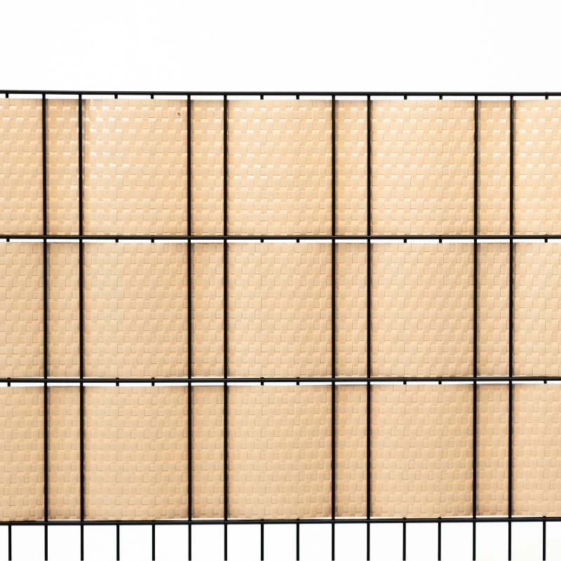 Rattan Sichtschutzstreifen Beige RD18 255cm